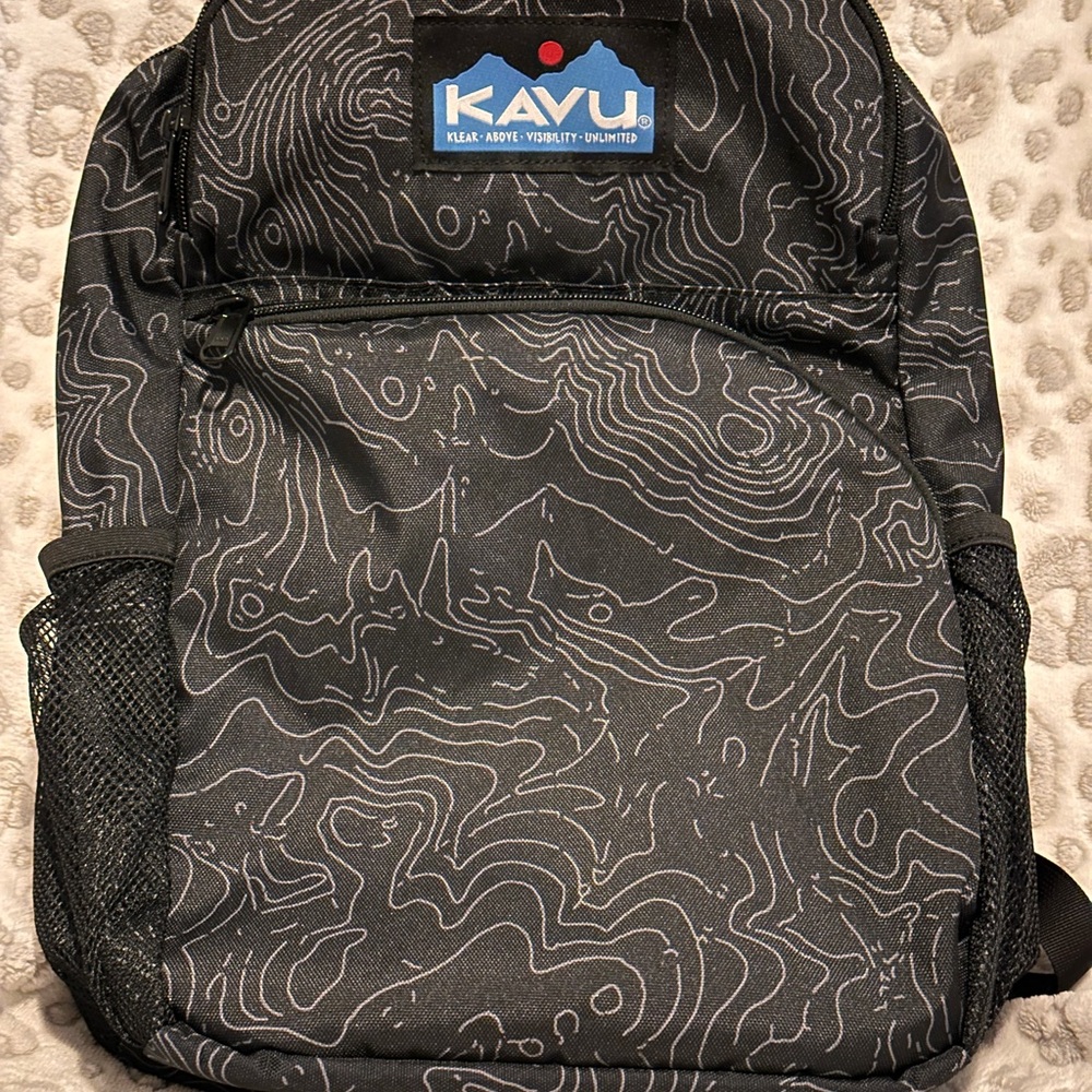 KAVU Black Topo Backpack Unisex